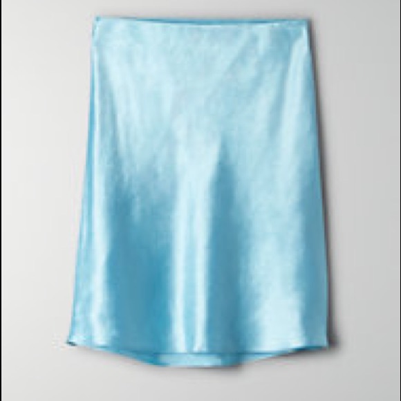 NWT Babaton Aqua Mini Slip Skirt - Picture 1 of 8